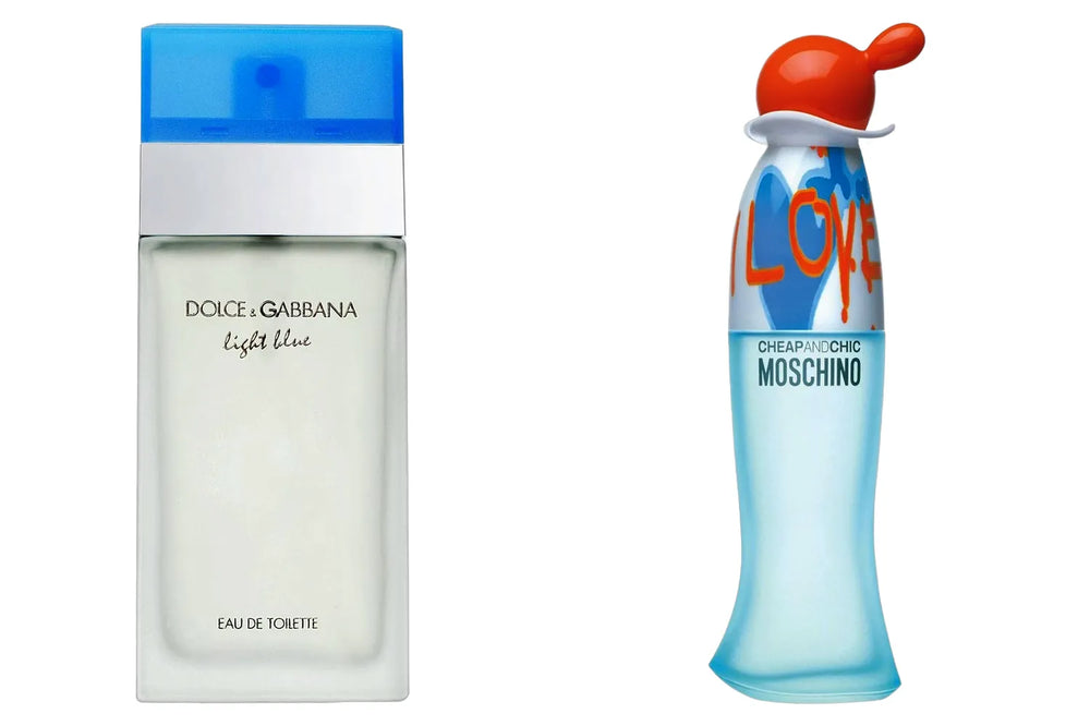 Dolce & Gabbana Light Blue vs Moschino I Love Love