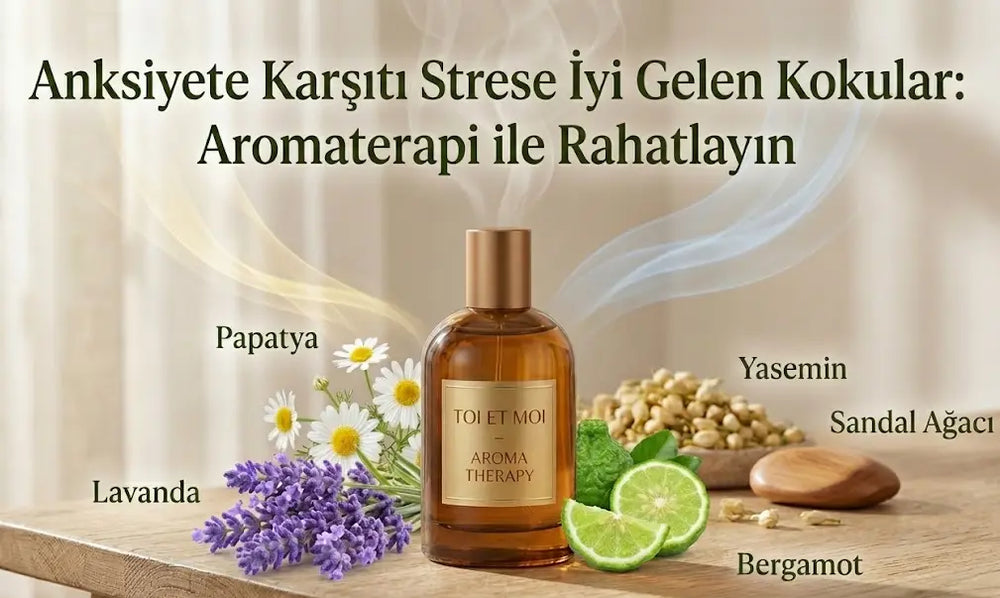 strese iyi gelen kokular, parfümler, aroma terapi yağları