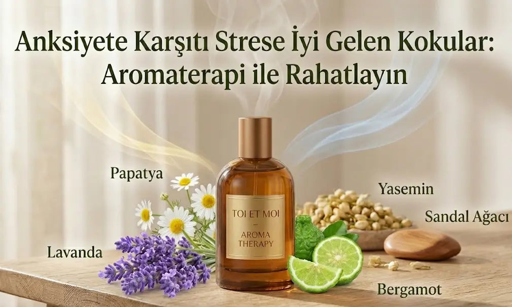 strese iyi gelen kokular, parfümler, aroma terapi yağları