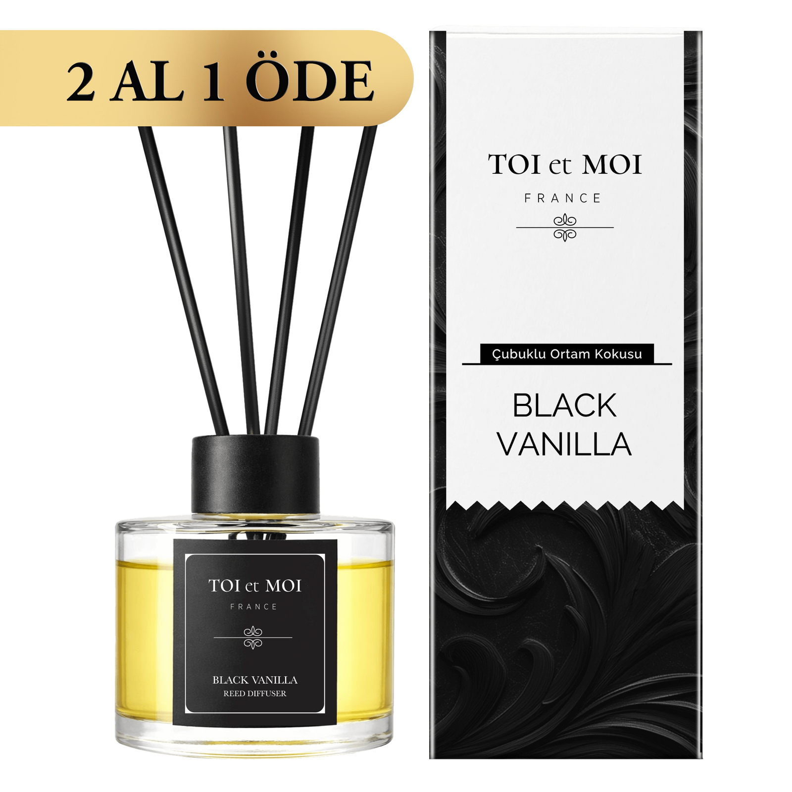 Black Vanilla Çubuklu Oda Kokusu 100 ML