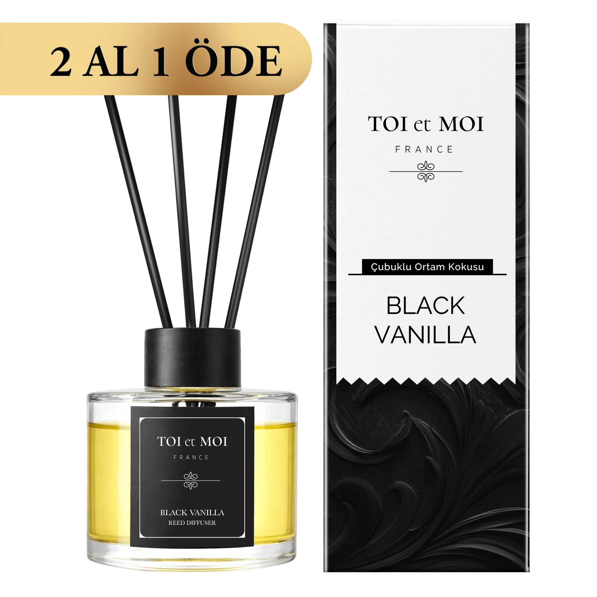 Black Vanilla Çubuklu Oda Kokusu 100 ML