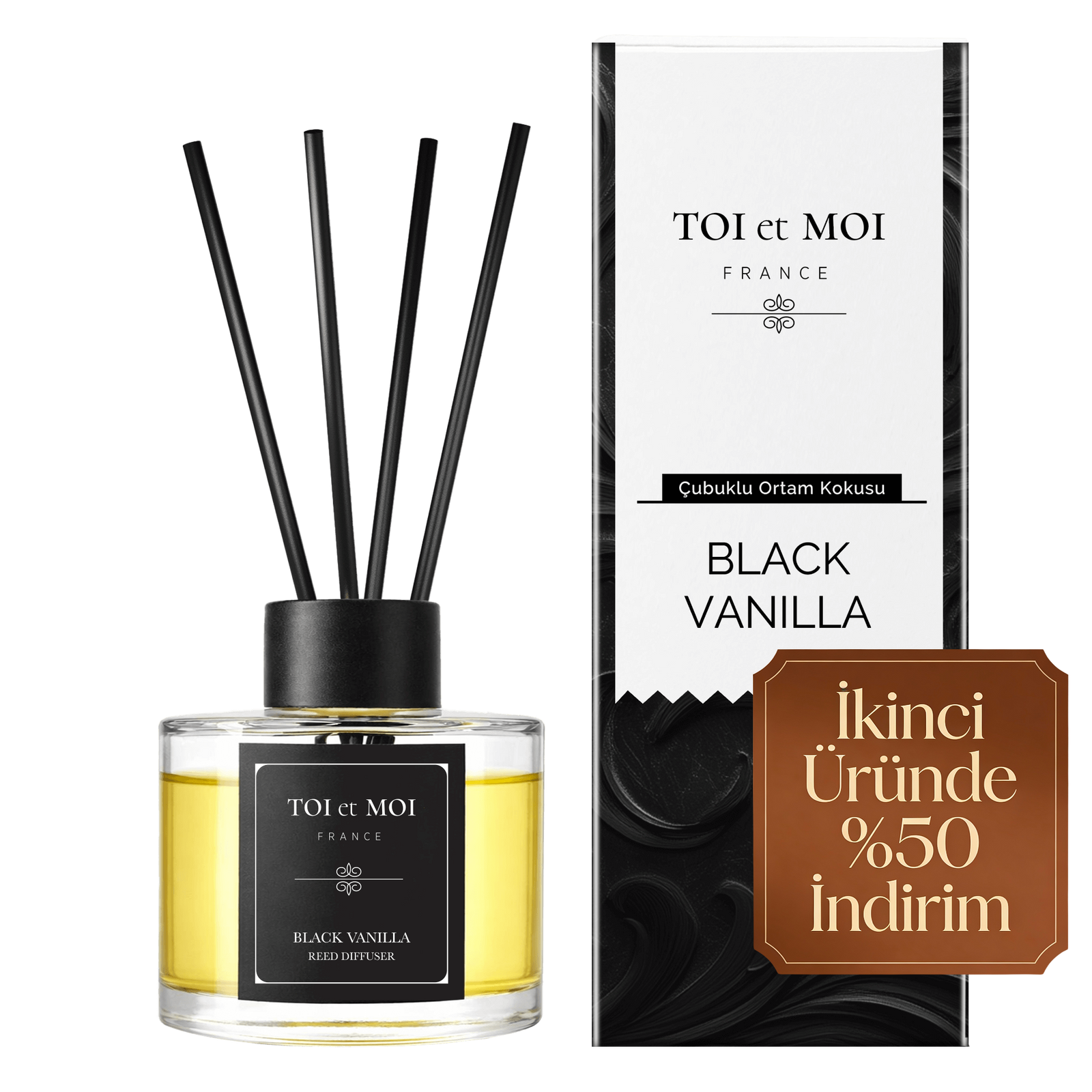 Black Vanilla Çubuklu Oda Kokusu 100 ML