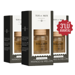 3'lü Mango & Melon Kavunlu Oto Araç Parfümü 3x8 ml