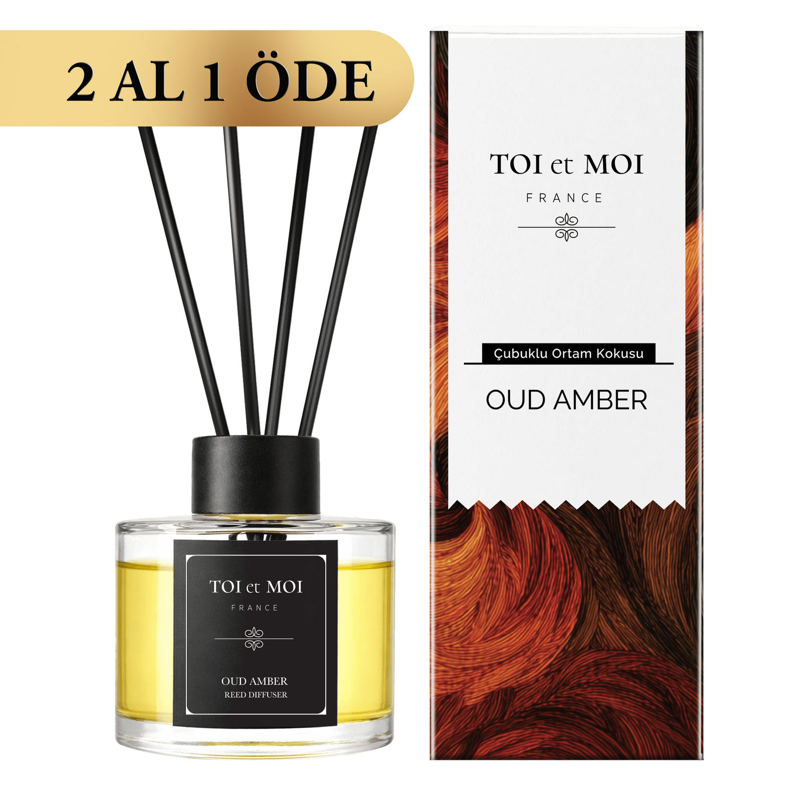 Oud Amber Çubuklu Oda Kokusu 100 ML