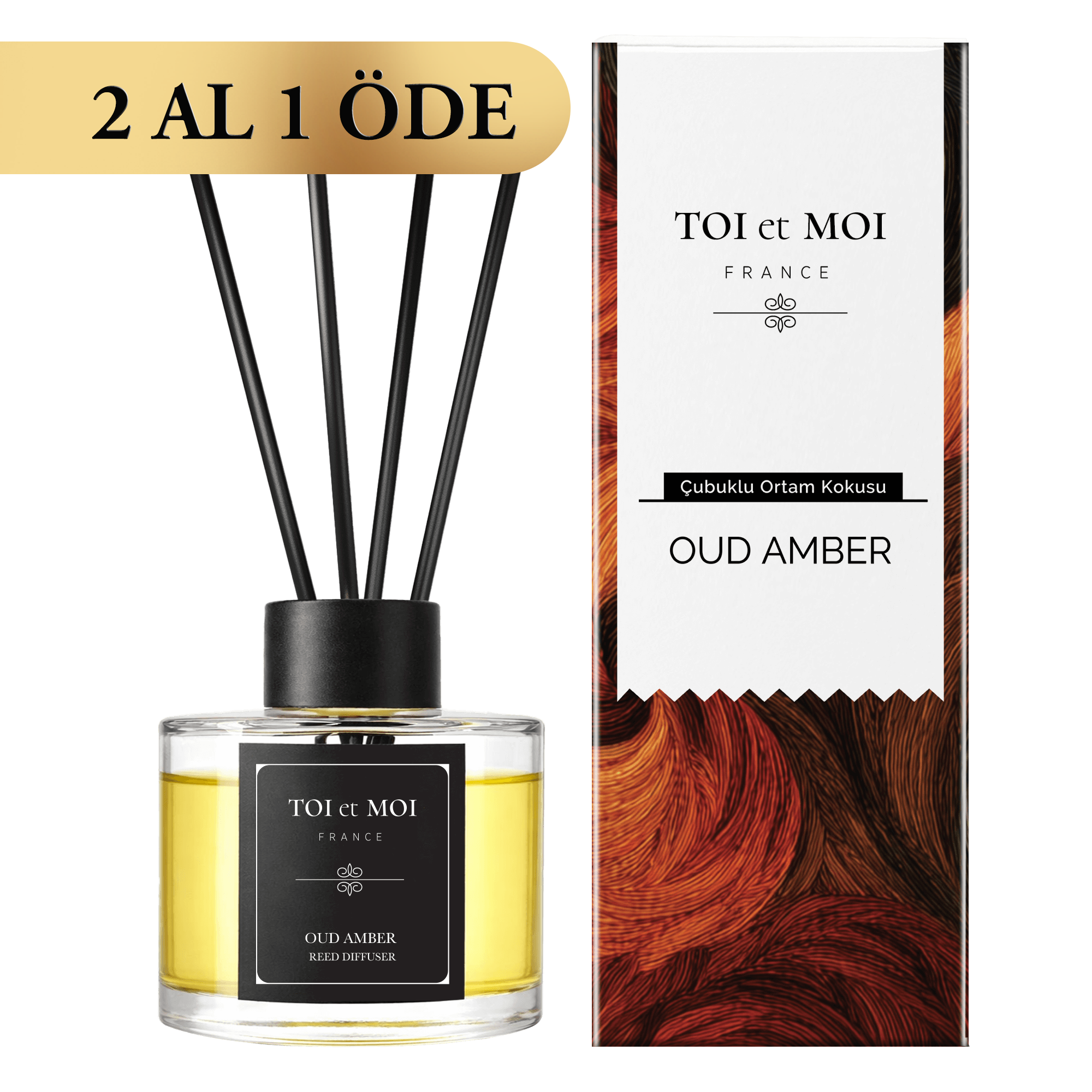 Oud Amber Çubuklu Oda Kokusu 100 ML