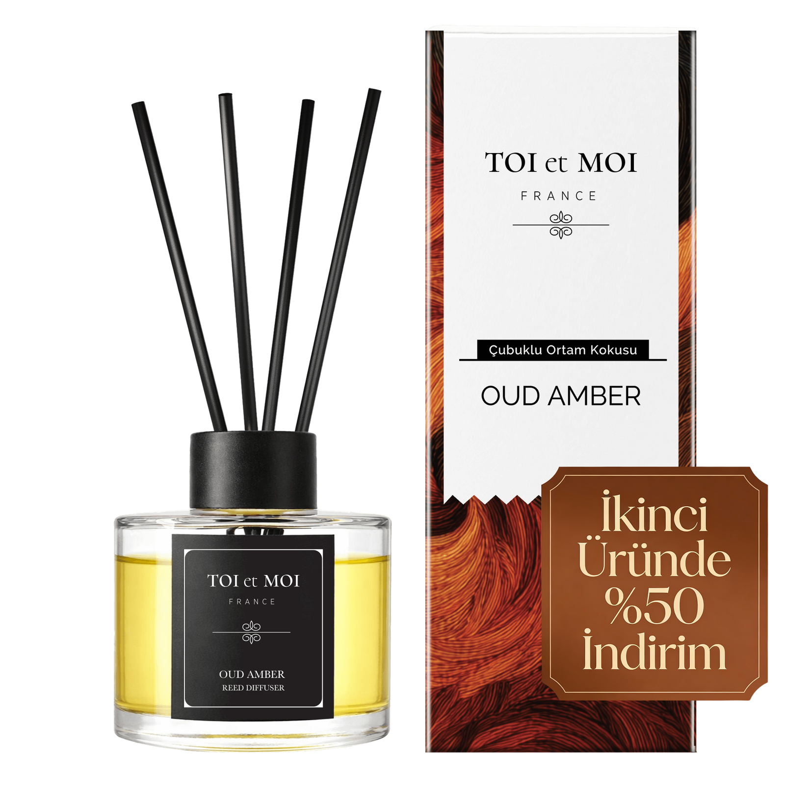 Oud Amber Çubuklu Oda Kokusu 100 ML