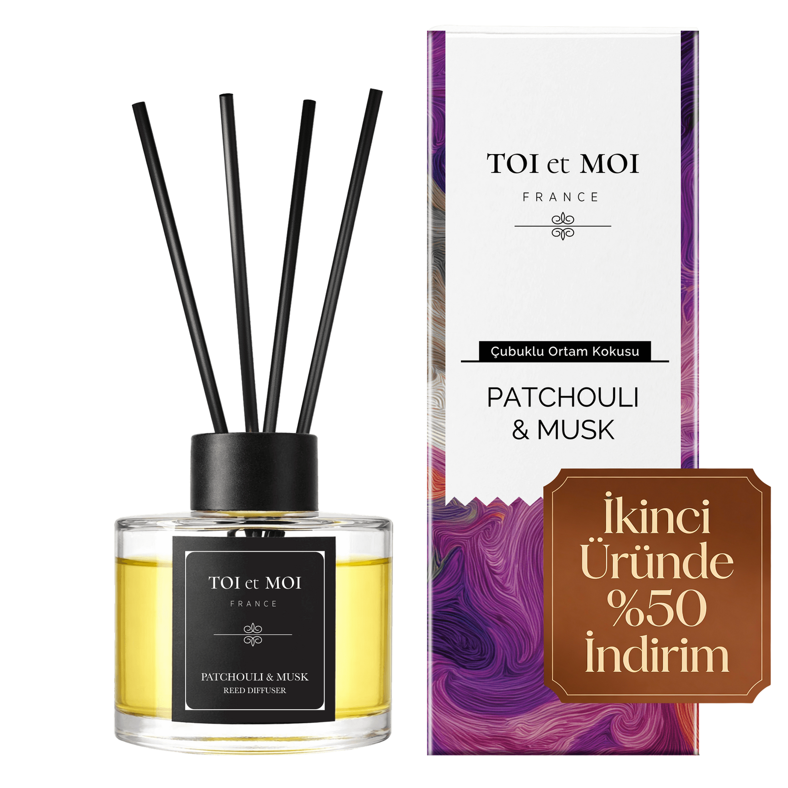 Patchouli & Musk Çubuklu Oda Kokusu 100 ML